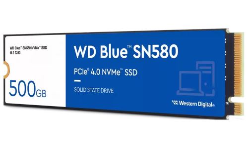 SSD 500GB WD Blue SN580 NVMe M.2 PCIe Gen4 2280