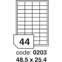 Samolepící etikety 48,5x25,4 44 etiket Azorella