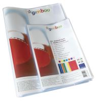 gimboo obal na sešity A5 zrnité, 210 x 297 mm, PP, 90 µm, transparentní (1)