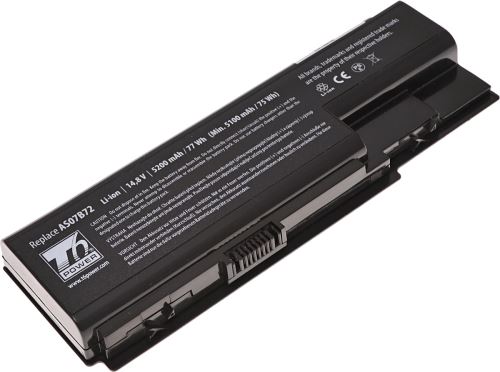 Baterie T6 power Acer Aspire 5310, 5520, 5720, 5920, 7720, TravelMate 7530, 5200mAh, 77Wh,