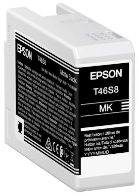 Epson Singlepack Matte Black T46S8 Ultrachrome, original