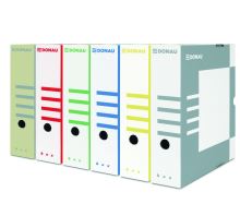 DONAU archivační box, A4/120 mm, lepenka, zelený (2)