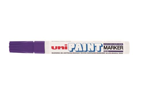 Popisovač UNI PX-20 PAINT Medium  2,2-2,8 mm fialový