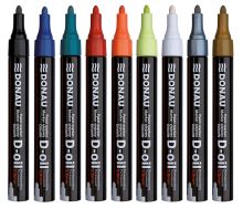 DONAU lakový popisovač D-oil, 2,8 mm, bílý (2)