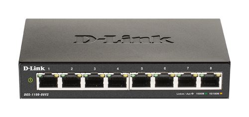D-Link DGS-1100-08V2 Easy Smart Switch 10/100/1000