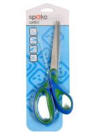 Spoko nůžky kancelářské - Comfort, 21 cm, asymetrické, zeleno-modré (2)