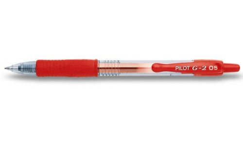 Gelový roller G-2 Pilot červený,pr. hrotu 0,5, stopa 0,32