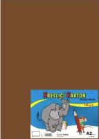 Kreslící karton hnědý  A2 180gr. / 10 ks