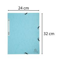 Excacompta mapa 253 s gumičkou Aquarel, A4 maxi, prešpán, modré (4)