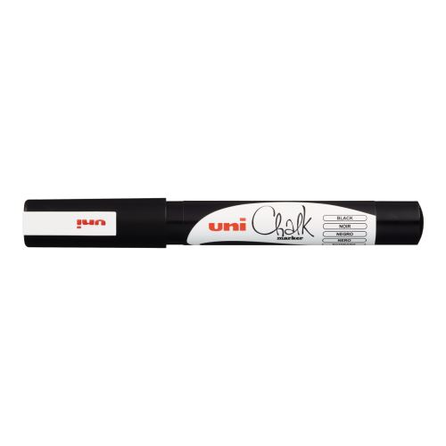 UNI PWE-3MS křídový popisovač, 0,9 - 1,3 mm, černý