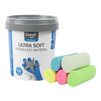 Creall modelovací hmota Ultra soft, 5 × 60 g, kelímek, mix pastelových barev (1)