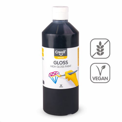 Creall barva s vysokým leskem Gloss, 500 ml, černá
