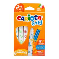 Carioca fixy Baby 2+, kulatý hrot, 6 ks, mix barev (1)