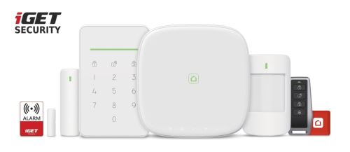 iGET SECURITY M5-4G Premium - Inteligentní 4G/WiFi/LAN alarm, ovládání kamer a zásuvek, An