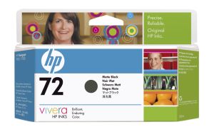 HP no 72 - matná černá ink. kazeta, C9403A, originál