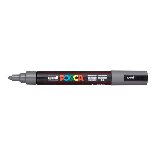 Posca popisovač PC-5M, 1,8 - 2,5 mm, tmavě šedá (82)