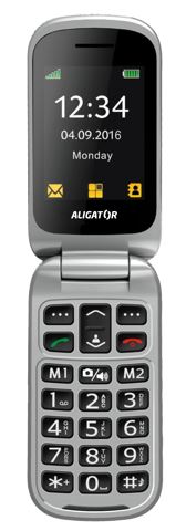 ALIGATOR V650 Senior černo-stříbrný+st.nab