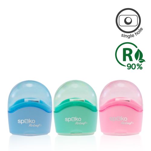 Spoko ReLeaf ořezávátko Candy, s víčkem a kontejnerem, mix pastelových barev
