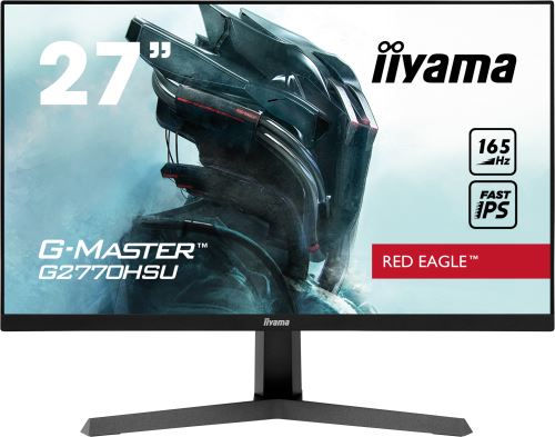 27" iiyama G-Master G2770HSU-B1: IPS, FullHD@165Hz, 0.8ms, HDMI, DP, USB, FreeSync, černý