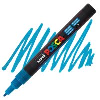 Posca popisovač PC-3ML, 0,9 - 1,3 mm, třpytivě světle modrá (L8) (8)