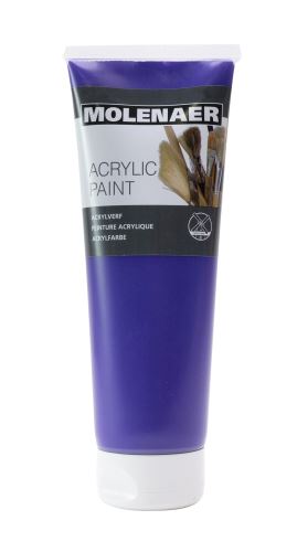 Akrylová barva MOLENAER 250 ml  fialová