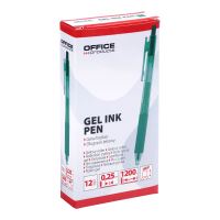 Office Products gelový roller, 0,25 mm, zelený (1)