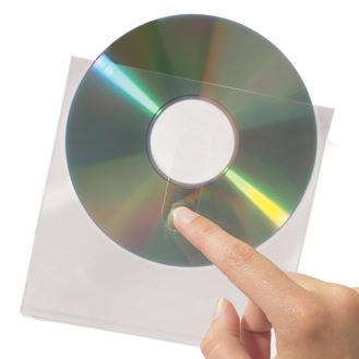 Kapsa na CD samolepící bez klopy 128x128 mm