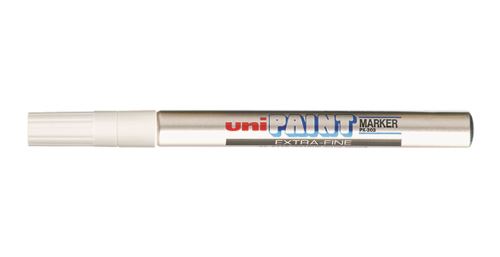 Popisovač UNI PX-203 PAINT 0,8 mm stříbrný