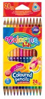 Pastelky oboustranné trojhranné 12/24 barev Colorino_2 (1)