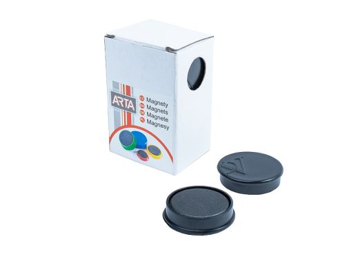 Magnet 30 mm černý zalitý v plastu