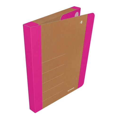 Box na spisy LIFE A4/30 mm neonově růžový