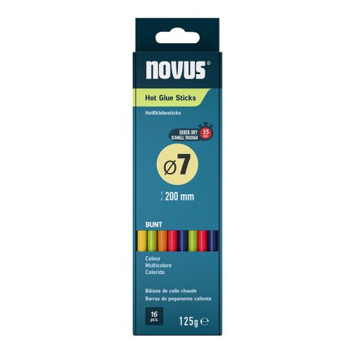 Novus tavné tyčinky, O 7 mm, 16 ks, mix barev