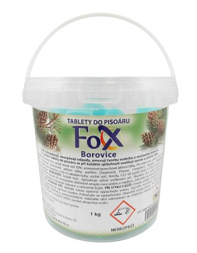 Fox Tablety do pisoáru borovice 1 kg
