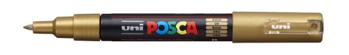 Popisovač POSCA  PC-1M akrylový  0,7 mm, zlatý (25)