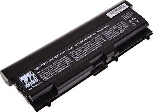 Baterie T6 Power Lenovo ThinkPad T410, T420, T510, T520, L410, L420, L510, 7800mAh, 87Wh,