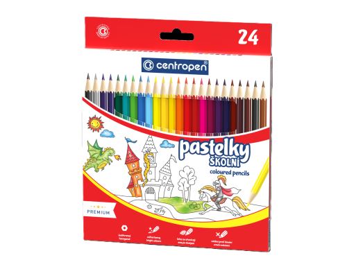 Centropen pastelky šestihranné 9520/24 sada 24 ks