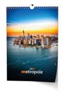 Nástěnný kalendář - Metropole - A3 (2)
