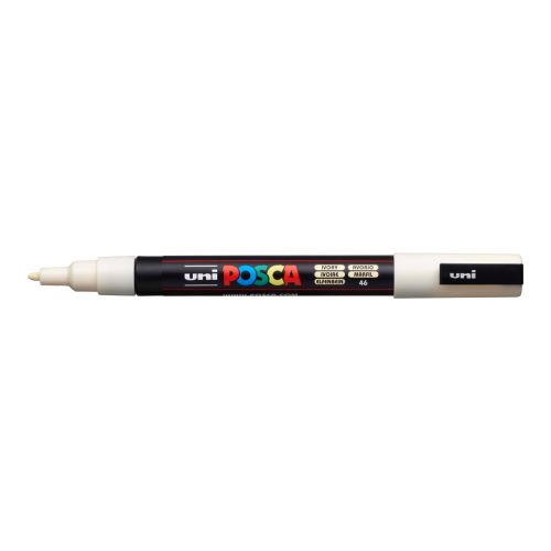 Posca popisovač PC-3M, 0,9 - 1,3 mm, smetanová (46)