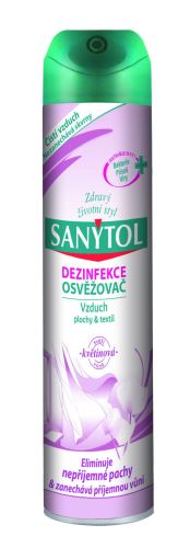 Sanytol dezinfekční osvěžovač vzduchu - květinová vůně, 300 ml