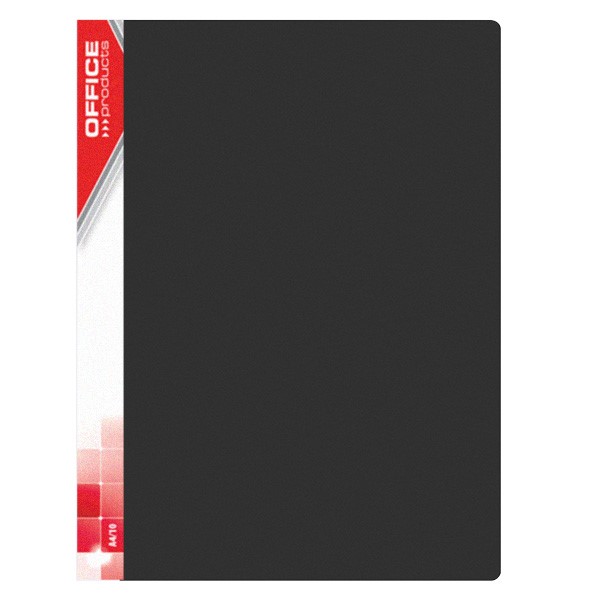 Office Products katalogová kniha, A4, PP, 10 kapes, černá (2)
