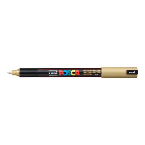 Posca popisovač PC-1MR, 0,7 mm, zlatá (25)
