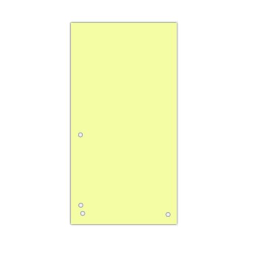 DONAU rozlišovací pruhy, 235 x 105 mm, karton, žluté