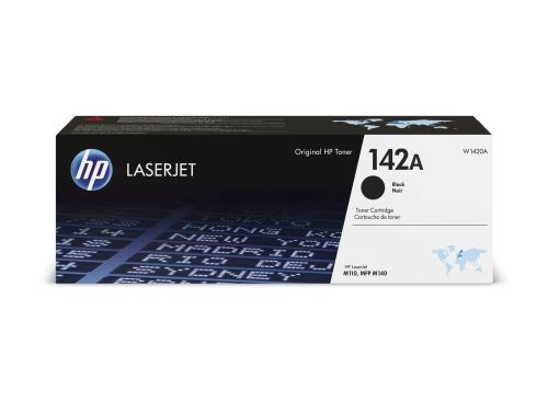 HP 142A Black LaserJet Toner, W1420A, original