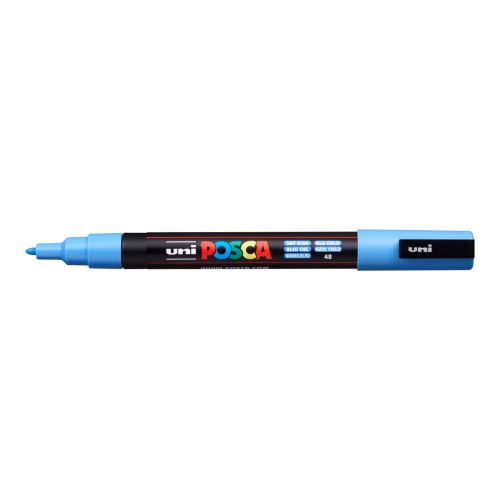 Posca popisovač PC-3M, 0,9 - 1,3 mm, nebesky modrá (48)
