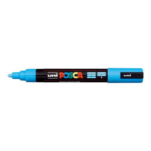 Posca popisovač PC-5M, 1,8 - 2,5 mm, světle modrá (8)