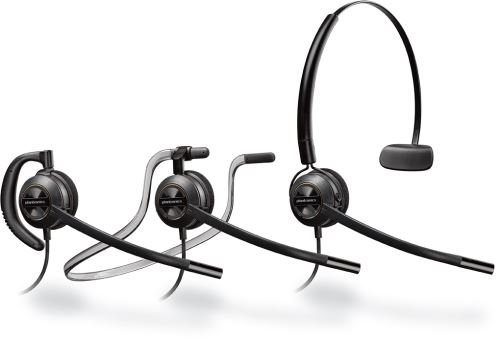 Plantronics EncorePro HW540, Monaural Headset, Noise-Cancelling