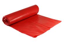 Pytle na odpad 70x110 cm 50 µm role 20ks červené 120 L (1)