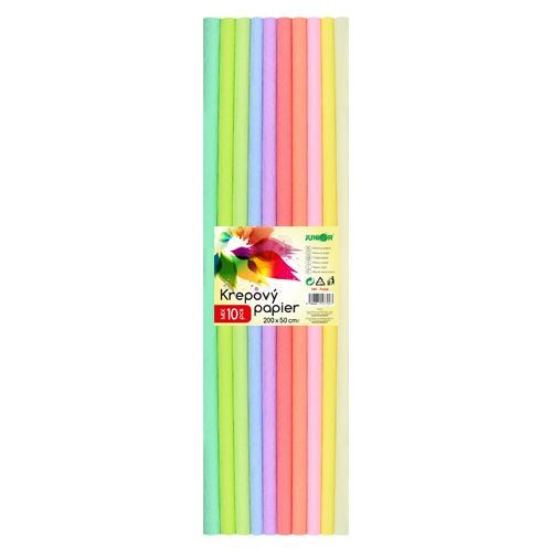 Krepový papír sada PASTEL 