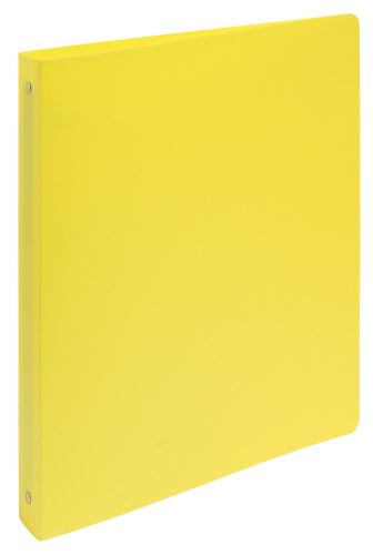 Pořadač 4-kroužkový  A4 maxi, hřbet 40 mm, PP, žlutý Exacompta