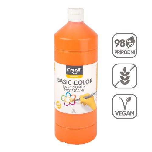 Creall temperová barva, 1000 ml, oranžová